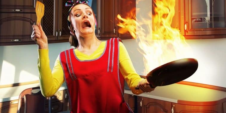 extincteur de cuisine