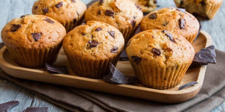 Muffins aux pépites de chocolat