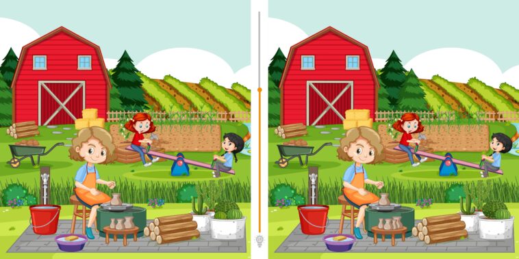Test d'observation : Trouvez les 10 différences entre ces deux images en moins de 25 secondes !