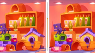 Défi visuel : Trouvez les 8 différences dans l'animalerie en moins de 25 secondes !