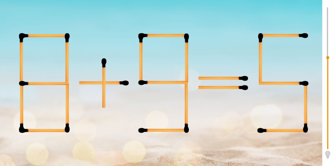 Énigme mathématique : Testez votre QI en déplaçant une allumette seulement !