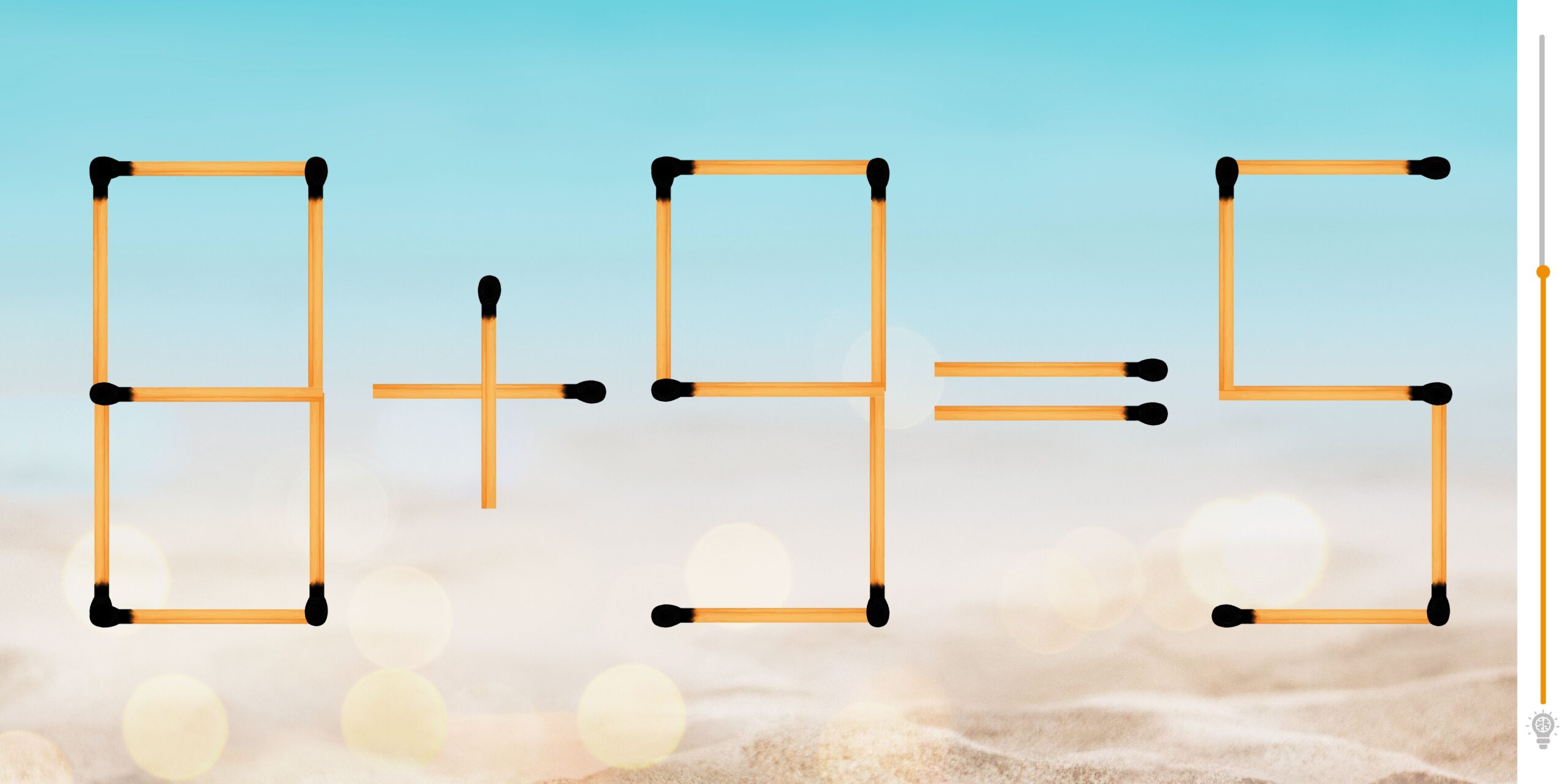 Énigme mathématique : Testez votre QI en déplaçant une allumette seulement !