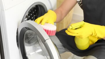 Pourquoi est-il astucieux de mettre une éponge à vaisselle de le lave-linge ?