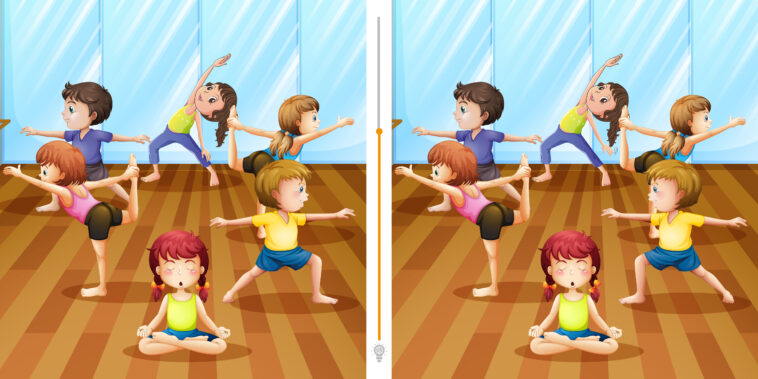 Défi visuel : Testez votre observation et trouvez les 4 différences dans ce cours de ballet en moins de 20 secondes !