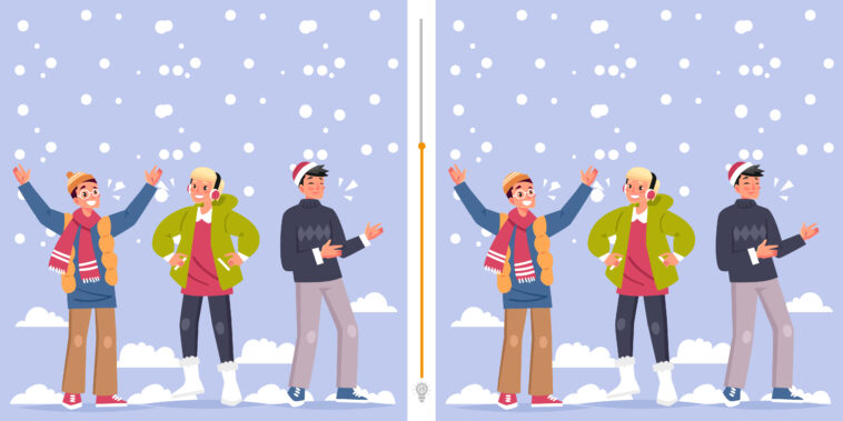 Défi visuel : Trouvez Les 5 différences entre ces deux images en moins de 25 secondes !