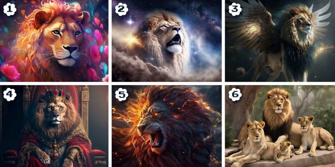 Test de personnalité : Quel lion choisirez-vous pour découvrir le type de partenaire dont vous avez besoin dans votre vie ?