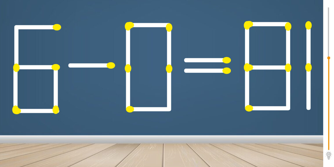 Défi mathématique : Boostez votre QI en 60 secondes en déplaçant juste 2 allumettes !