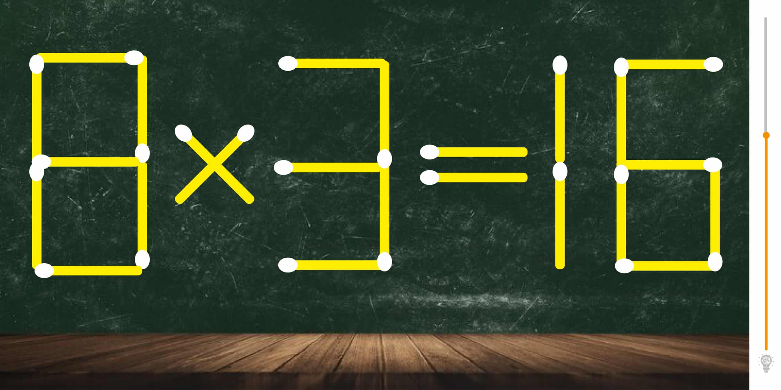 Énigme mathématique : Êtes-vous un génie ? Prouvez-le en déplaçant 1 seule allumette en moins de 20 secondes !