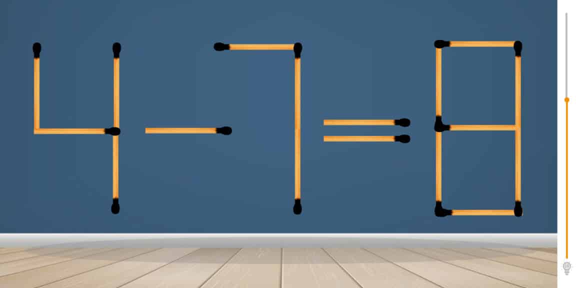 Énigme mathématique : Faites étinceler votre QI en retirant seulement 3 allumettes, saurez-vous relever le défi en moins de 40 secondes?
