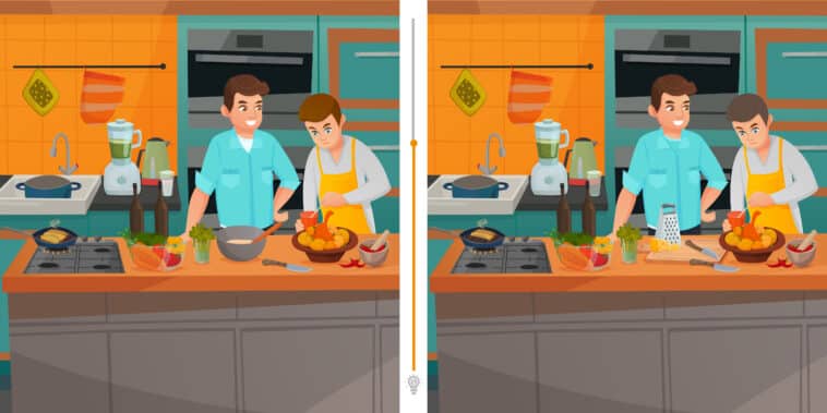 Défi visuel : repérez les 6 différences entre ces deux images en moins de 40 secondes !  ! Relèverez-vous le challenge ?