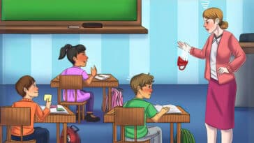 Défi visuel : découvrez qui a piégé l'institutrice en examinant attentivement cette image captivante de classe en moins de 20 secondes ?