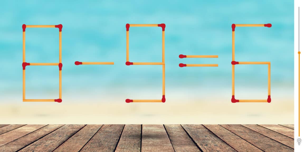 Énigme mathématique : Êtes-vous un génie des chiffres ? Prouvez-le en résolvant ce casse-tête en 35 secondes avec seulement 2 allumettes à enlever !