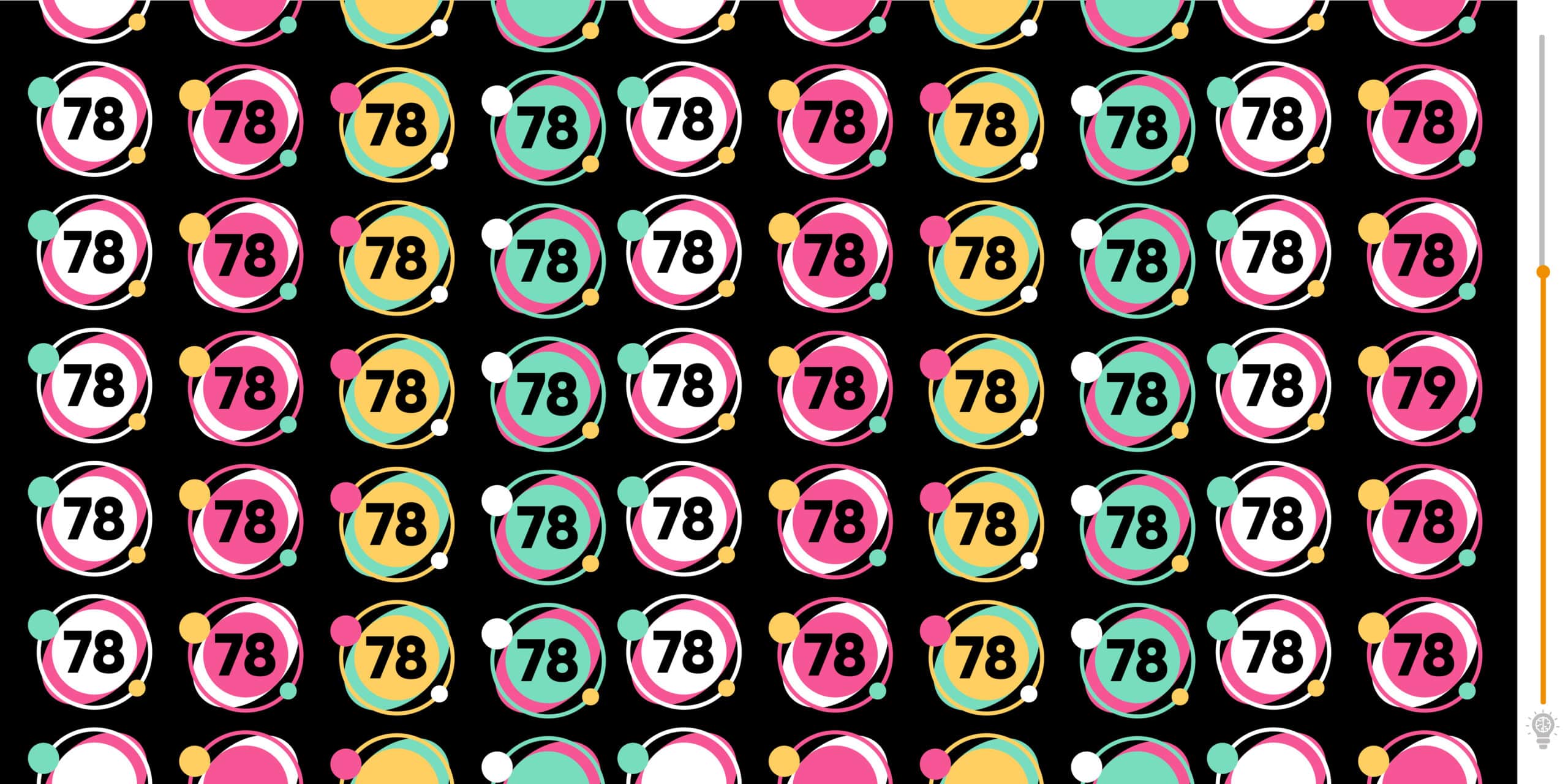 Défi visuel : parviendrez-vous à débusquer l'intrus parmi les chiffres 78 en un clin d'œil ? Mettez votre acuité à l'épreuve et trouvez-le en moins de 20 secondes !