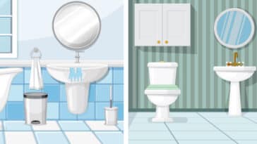Défi visuel : saurez-vous détecter l’extraterrestre caché parmi ces deux salles de bains en moins de 50 secondes ?