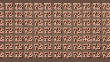 Défi visuel : Saurez-vous identifier l'intrus caché parmi les chiffres 72 en moins de 30 secondes ?