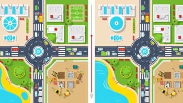 Défi visuel : découvrez les 5 différences dans ces vues aériennes de ville en moins de 20 secondes ! Saurez-vous devenir un maître de l'observation urbaine ?