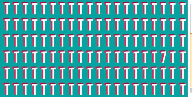 Défi visuel : saurez-vous repérer l'intrus qui se cache parmi les lettres T en moins de 10 secondes ?