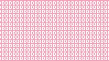 Défi visuel : saurez-vous repérer l'intrus caché parmi les lettres D en moins de 8 secondes ? Mettez à l'épreuve votre sens de l'observation et votre rapidité !