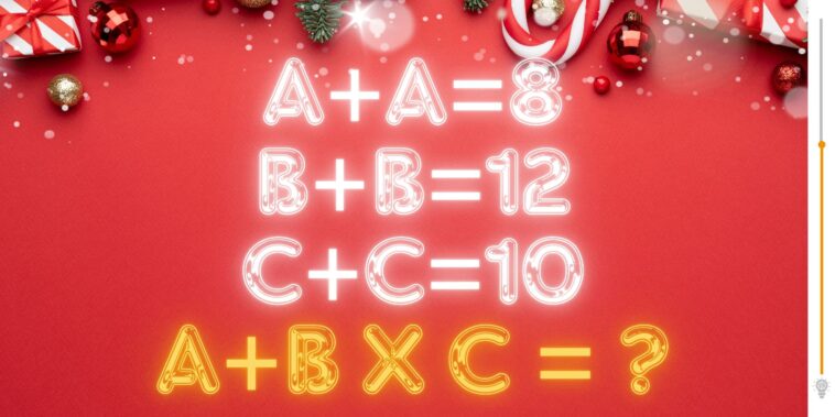 Défi visuel : résolvez cette intrigante énigme mathématique en moins de 20 secondes ! Mettez votre esprit à l'épreuve maintenant !
