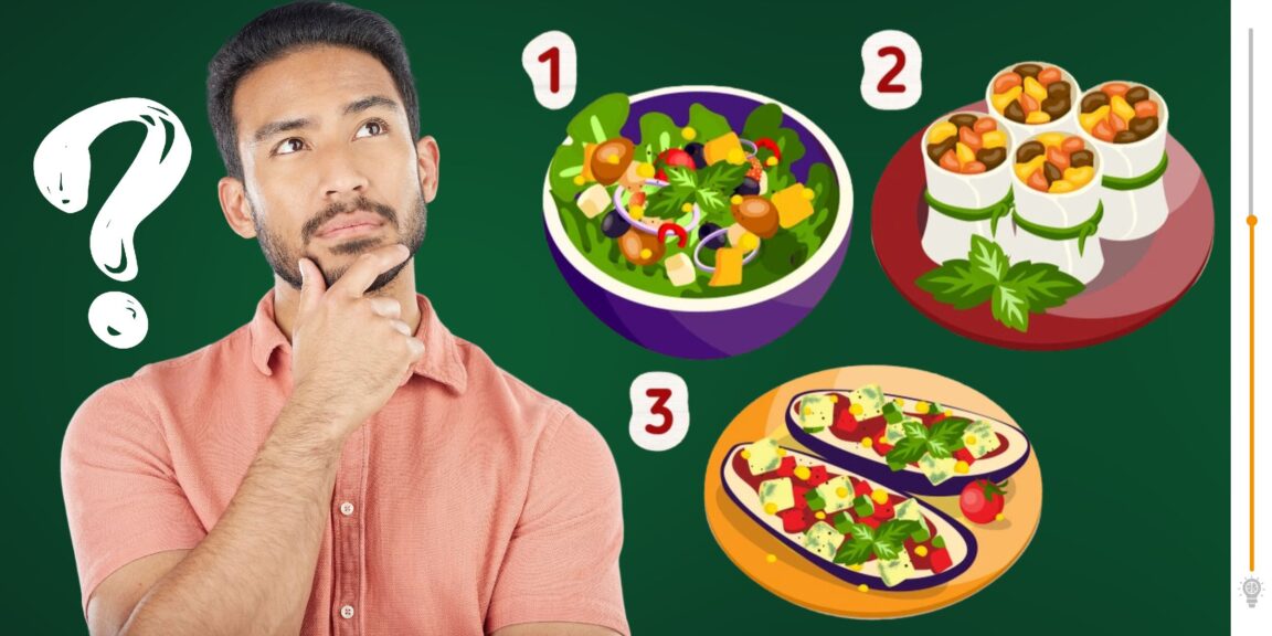 Défi visuel : mettez à l'épreuve votre acuité en repérant le plat le moins risqué en moins de 20 secondes ! Êtes-vous prêts à relever ce challenge culinaire passionnant et surprenant ?