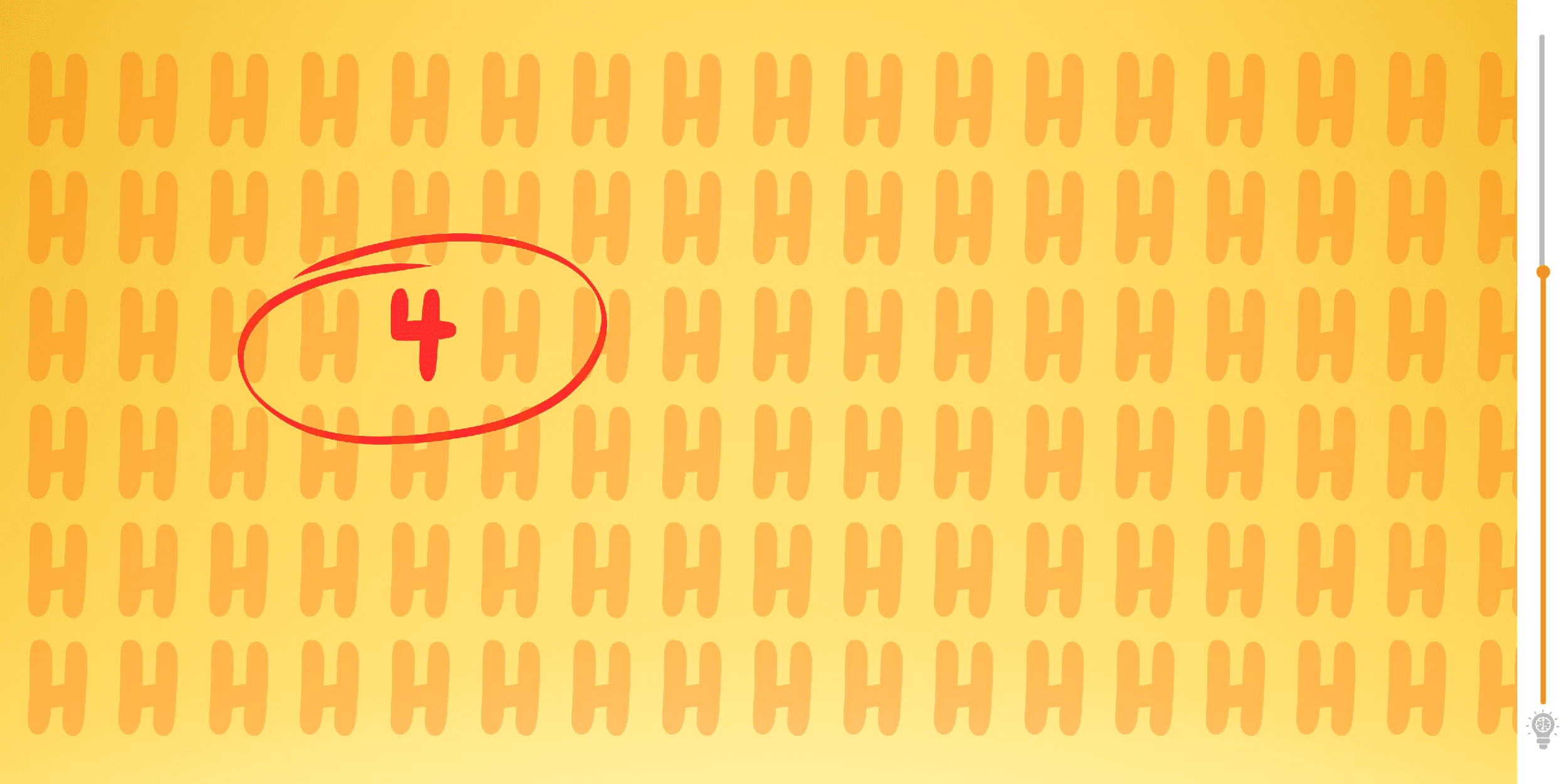 Défi visuel : saurez-vous repérer l'intrus astucieusement caché parmi les lettres H en moins de 5 secondes ? Mettez à l'épreuve votre acuité et votre rapidité d'observation !