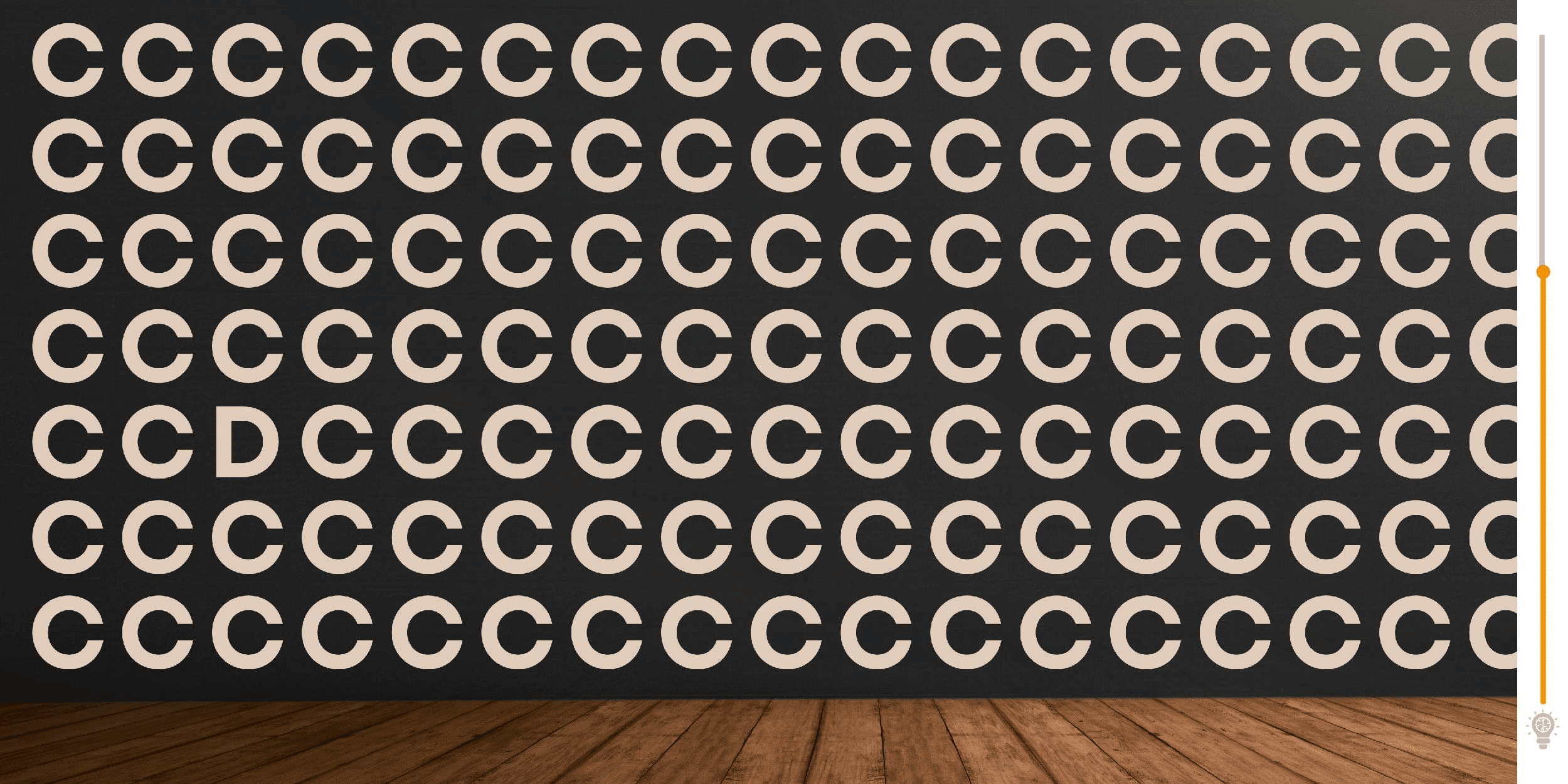 Défi visuel : saurez-vous débusquer l'intrus parmi les lettres C en un clin d'œil ? Relevez le challenge en moins de 5 secondes et testez votre acuité visuelle !