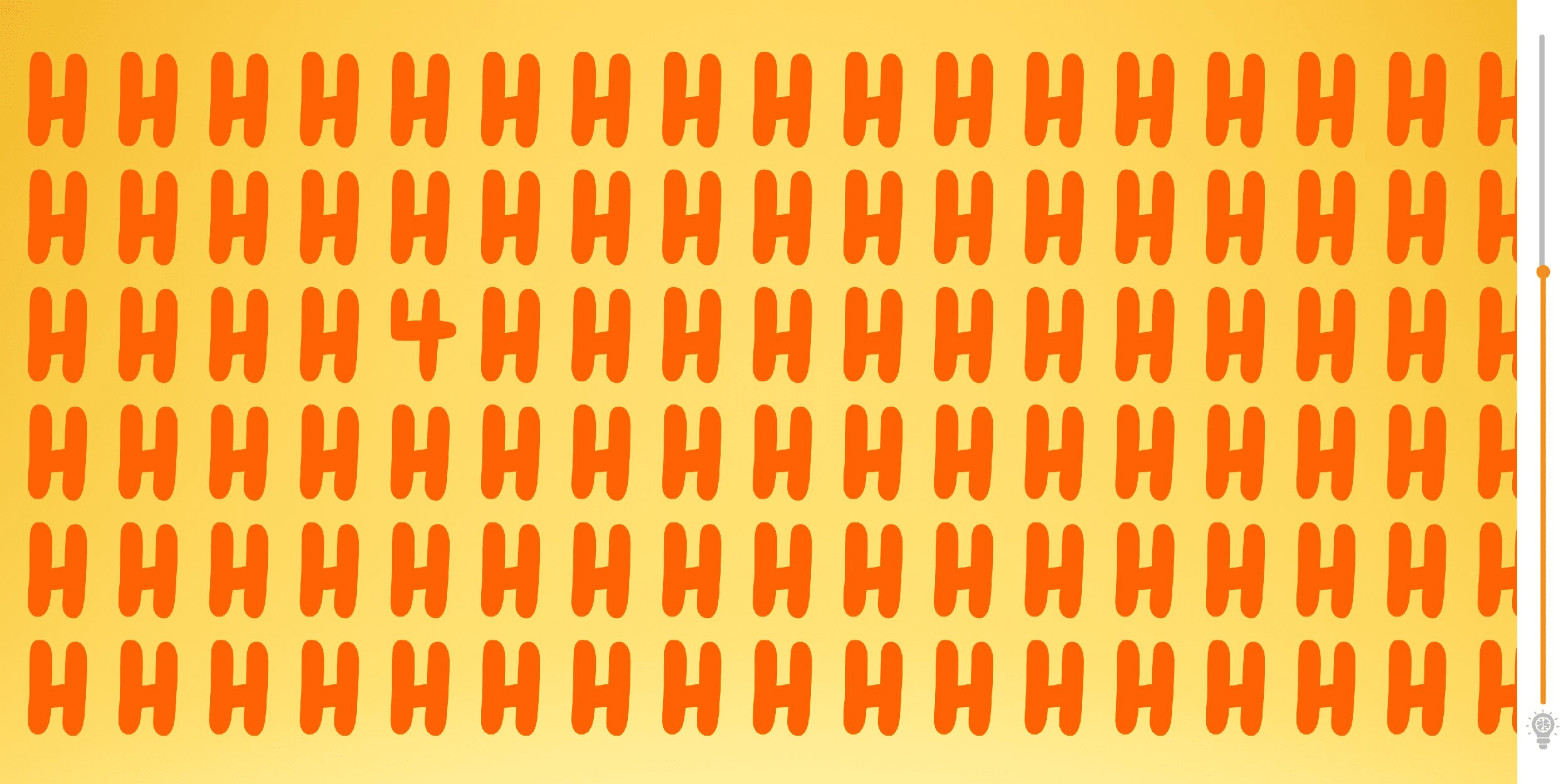 Défi visuel : saurez-vous repérer l'intrus astucieusement caché parmi les lettres H en moins de 5 secondes ? Mettez à l'épreuve votre acuité et votre rapidité d'observation !