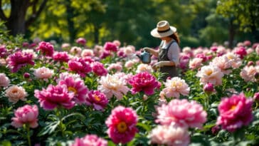 apprenez les secrets d'un jardinier expert pour maximiser la floraison de vos pivoines géantes. suivez nos conseils simples et efficaces pour profiter d'un jardin éblouissant de couleurs et de fragrances.
