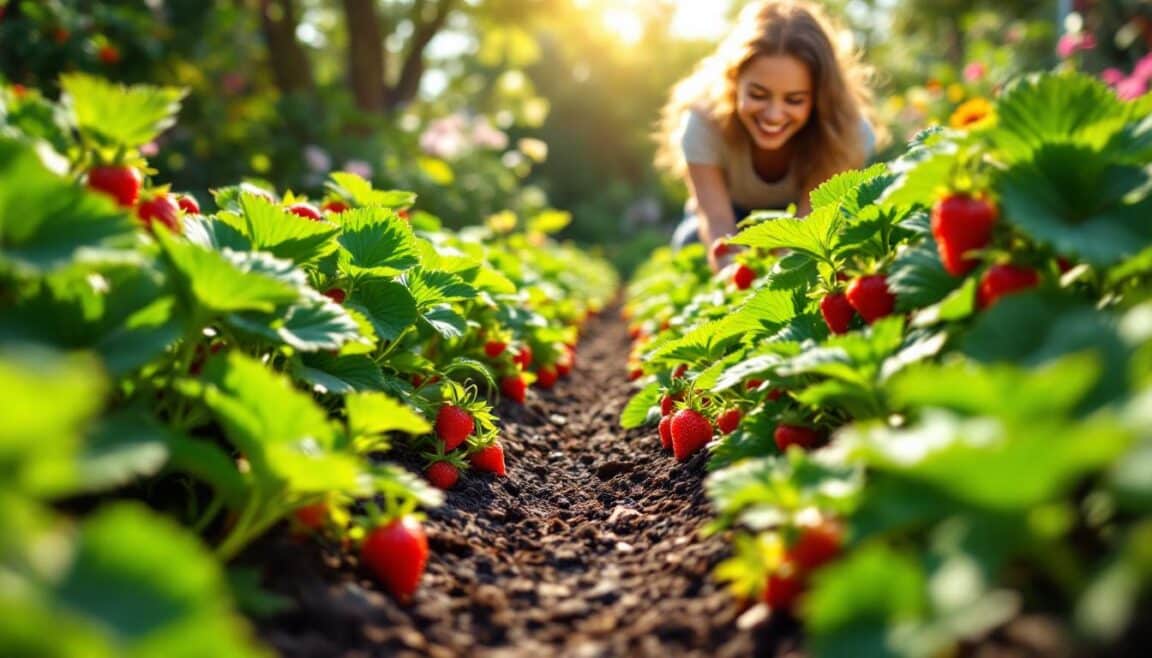 découvrez comment ce paillage naturel, souvent ignoré, révolutionne l'entretien de vos fraisiers en les maintenant hydratés tout en vous permettant de jardiner sans effort. adoptez une méthode simple et écologique pour des récoltes luxuriantes !