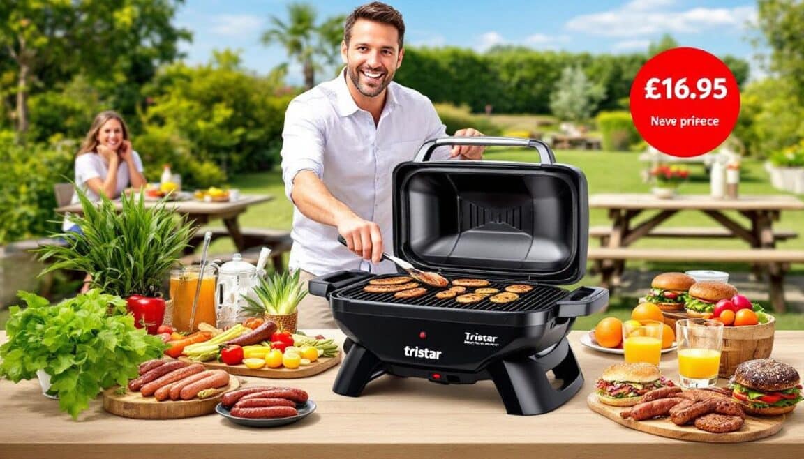 préparez-vous pour l'été avec le barbecue électrique de table tristar, disponible cette semaine chez action pour seulement 16,95 €. profitez de délicieuses grillades en toute simplicité et faites de vos repas d'été un véritable festin !
