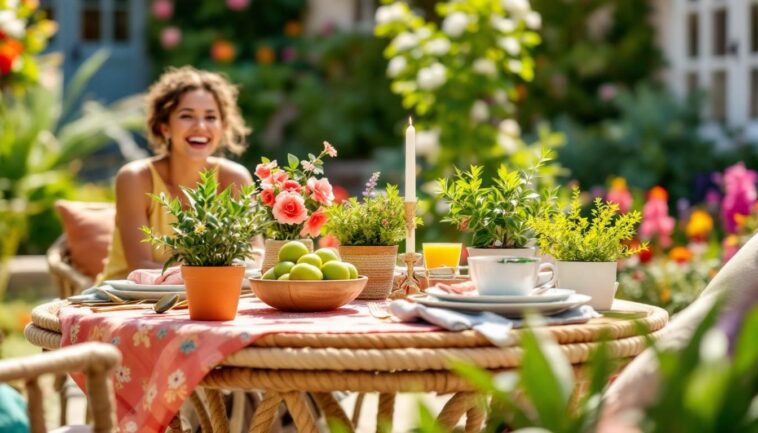 profitez de -60 % sur la table basse ronde en corde, fer et acacia chez alinéa. idéale pour sublimer votre jardin avec élégance et modernité. offre exclusive à ne pas manquer !
