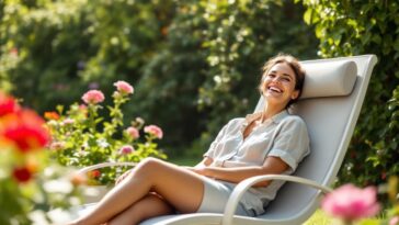 profitez de l'été avec le fauteuil relax stella en aluminium, alliant confort et design. profitez dès maintenant de -30 % chez truffaut pour égayer vos espaces extérieurs.