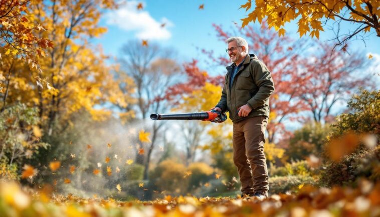 profitez d'un jardin impeccable en un clin d'œil avec cet aspirateur souffleur broyeur de 3000 w, disponible à seulement 89,90 € chez castorama. pratique et puissant, il facilite le ramassage des feuilles en un seul passage !