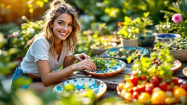 ne jetez plus vos assiettes cassées ! découvrez des idées créatives pour les réutiliser et transformer votre potager en espace original et pratique cet été.