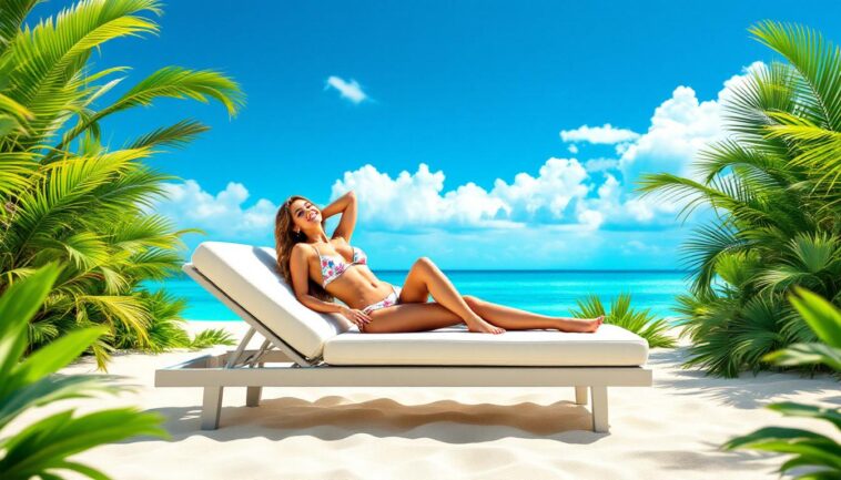 profitez d'un moment de détente à deux avec le bain de soleil double alinéa, actuellement à -40 %. offrez-vous un confort xxl à prix réduit et savourez le plein air en duo tout l'été !