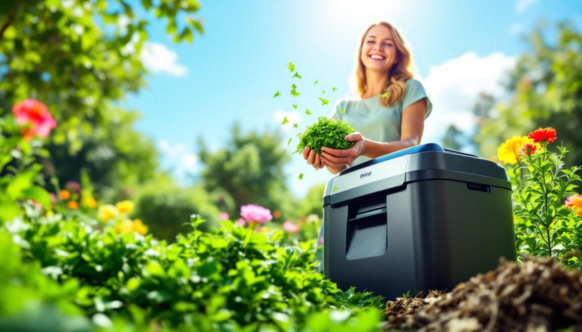 dites adieu aux sacs de déchets verts ! profitez du broyeur de végétaux électrique à seulement 169€ chez jardiland et facilitez l’entretien de votre jardin tout en respectant l’environnement. offre à ne pas manquer !