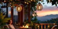 illuminez votre terrasse et créez une ambiance chaleureuse avec ce duo de lanternes en métal et bambou, en promotion à -30 % chez maisons du monde. profitez d'une décoration élégante et conviviale à petit prix !