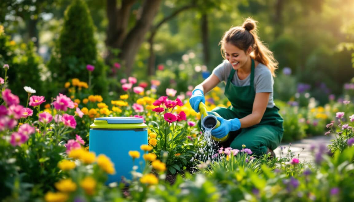 préparez votre jardin pour le printemps en économisant l'eau ! profitez d'une offre spéciale chez b&m : récupérateur d'eau de pluie d'automne à seulement 32 €. une solution écologique et économique pour arroser vos plantes.