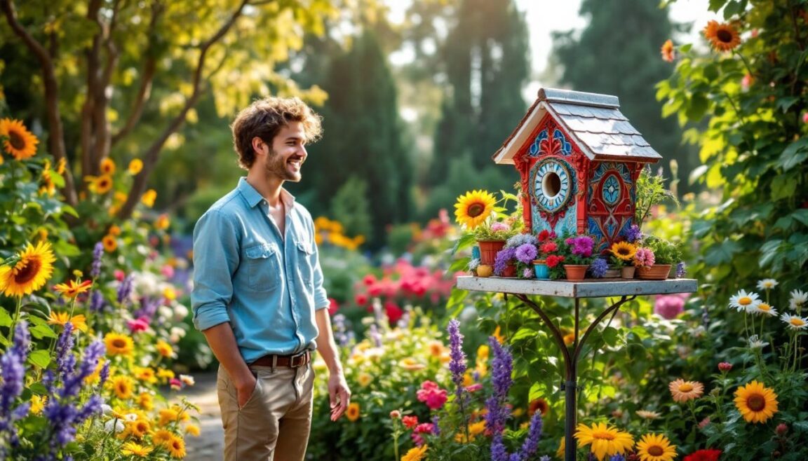 attirez facilement les oiseaux dans votre jardin avec ce superbe nichoir sur pied à seulement 9,98 € chez action. offrez un espace accueillant à la faune et profitez du spectacle naturel chez vous !