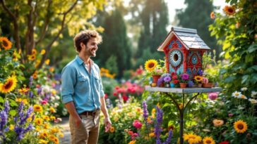 attirez facilement les oiseaux dans votre jardin avec ce superbe nichoir sur pied à seulement 9,98 € chez action. offrez un espace accueillant à la faune et profitez du spectacle naturel chez vous !