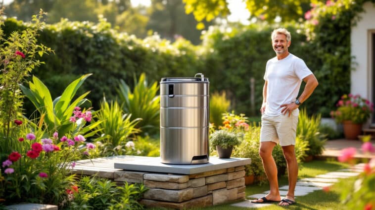 profitez d'une solution écologique et économique avec le récupérateur d'eau à seulement 349,40 € chez leroy merlin. préservez l'eau potable, arrosez votre jardin et réduisez vos dépenses dès maintenant !