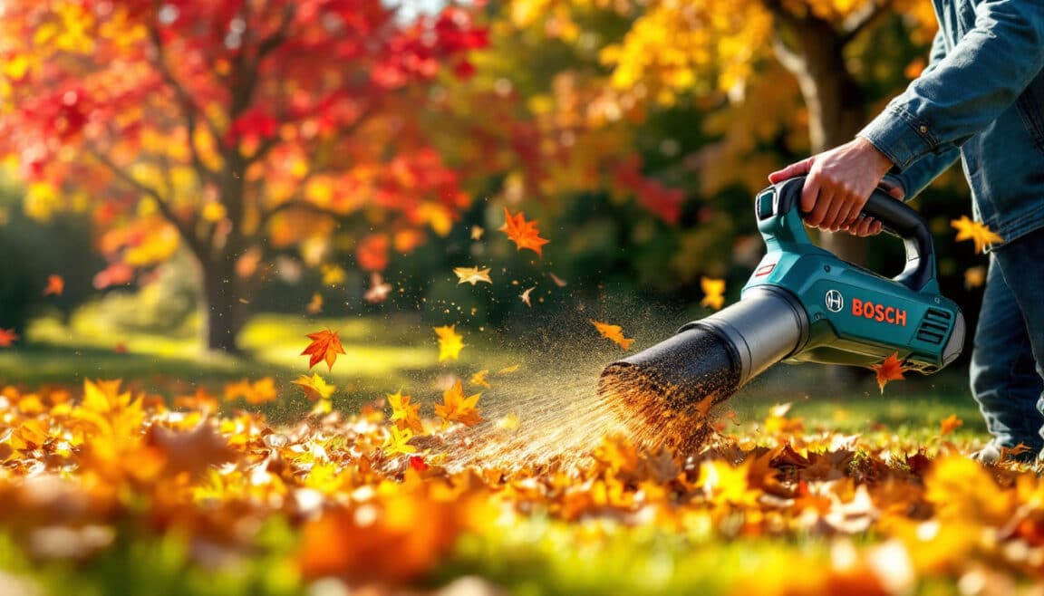 optez pour l'efficacité avec le souffleur bosch en promo chez leroy merlin ! profitez de -28 % et dites adieu au ratissage manuel pour un jardin toujours impeccable.