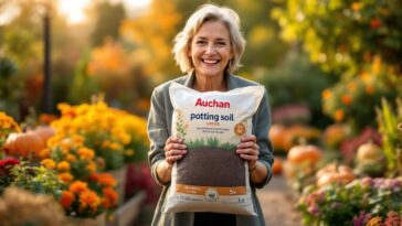 profitez de l'offre exclusive chez auchan : le sac de terreau universel de 60l à moins de 5 € pour réussir vos plantations d'automne ! idéal pour toutes vos envies de jardinage.