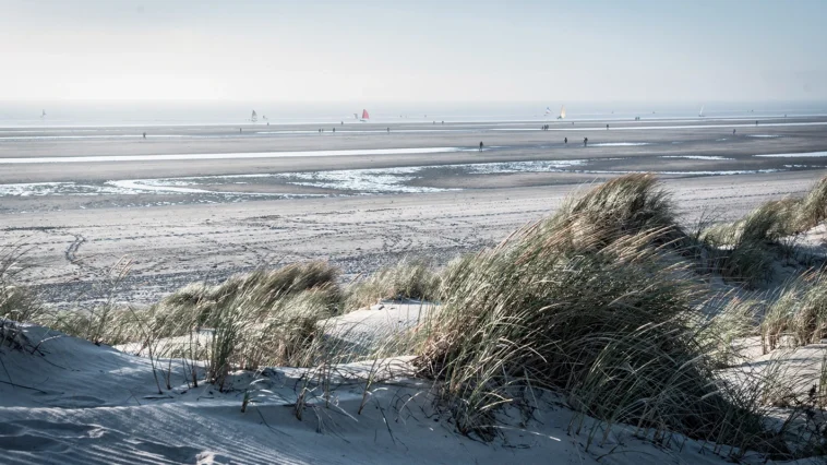 Fort-Mahon-Plage avec ses dunes, sa plage immense et la lumière de la baie de Somme